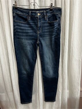 American Eagle Outfitters Dark Indigo Skinny Jeans - Women